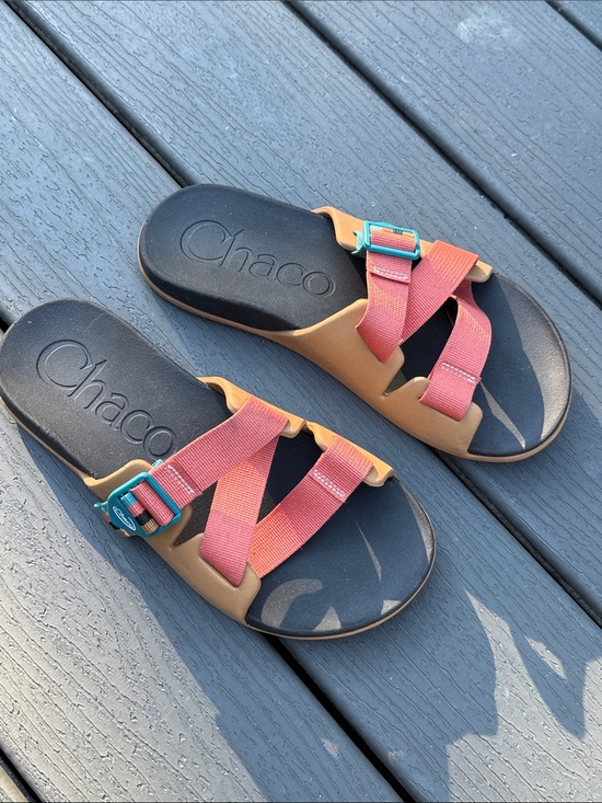 Chaco Chillos Slide Men Retro Camel Brown Size 9 Sandals main image 8
